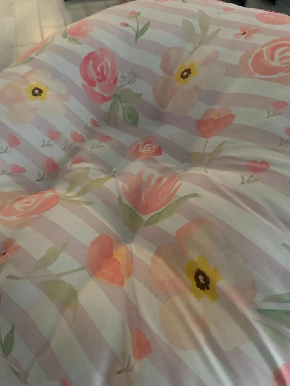 Floral Pink Nursery Pillow - Kids Accessories